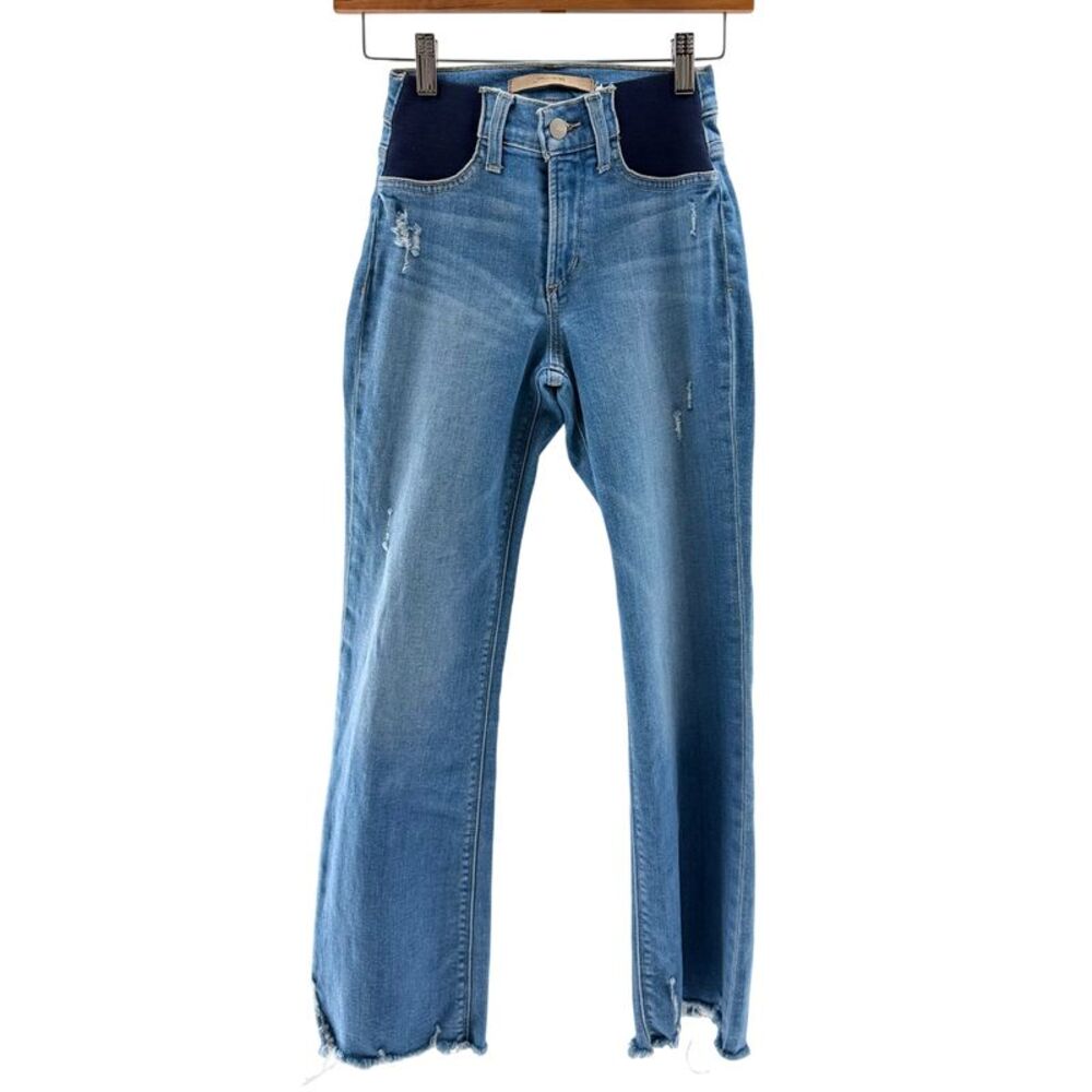Joe S Jeans Women Maternity Callie Cropped Bootcut Jeans Blue 29